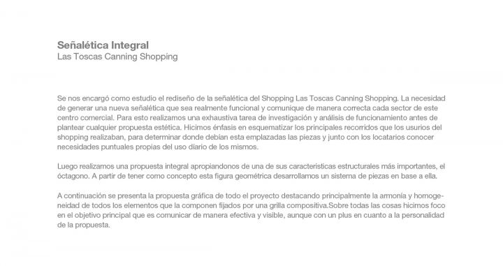 Las Toscas購物中心導(dǎo)視設(shè)計(jì)