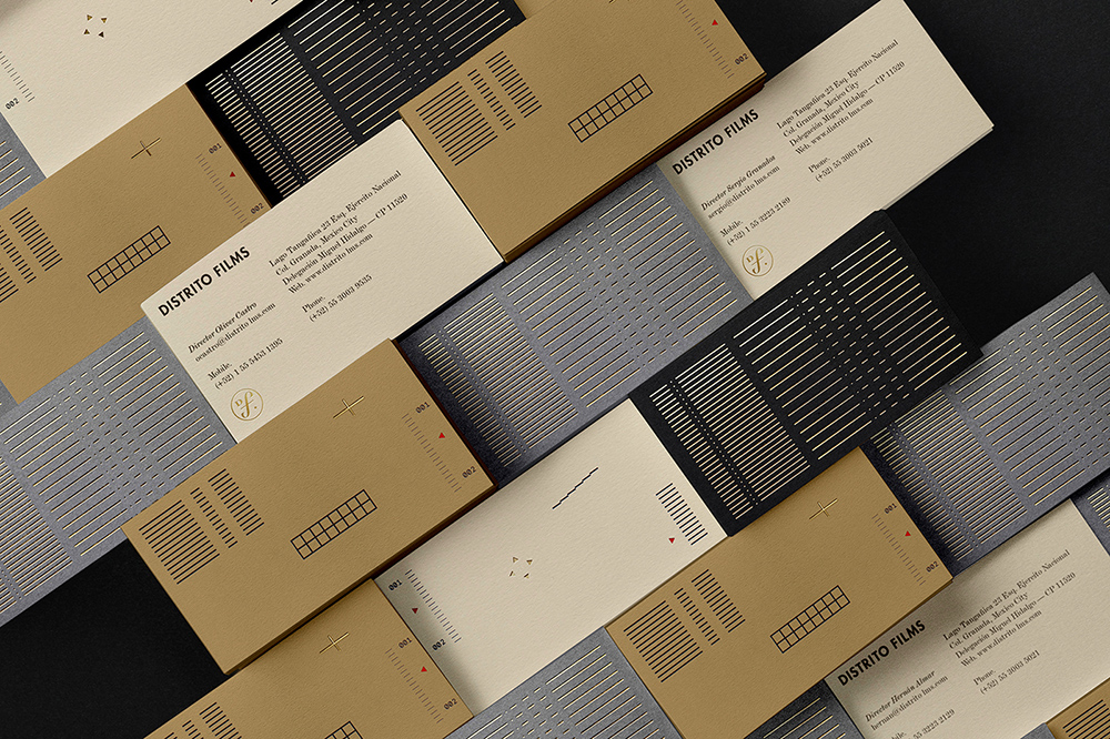 墨西哥Distrito Films電影制作公司品牌VI設(shè)計
