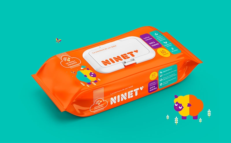 嬰兒用品品牌包裝設計，不一樣的紙尿褲設計