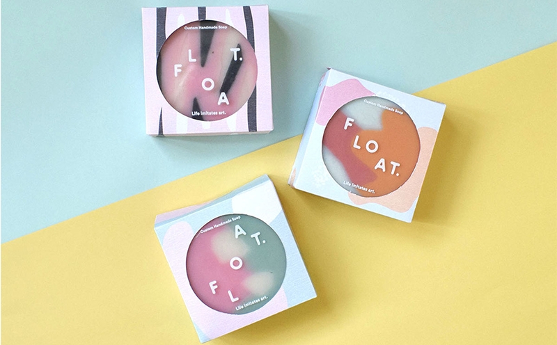 香皂產品包裝設計-  全新的沐浴用品香皂產品包裝設計，盡情的放松休息吧！