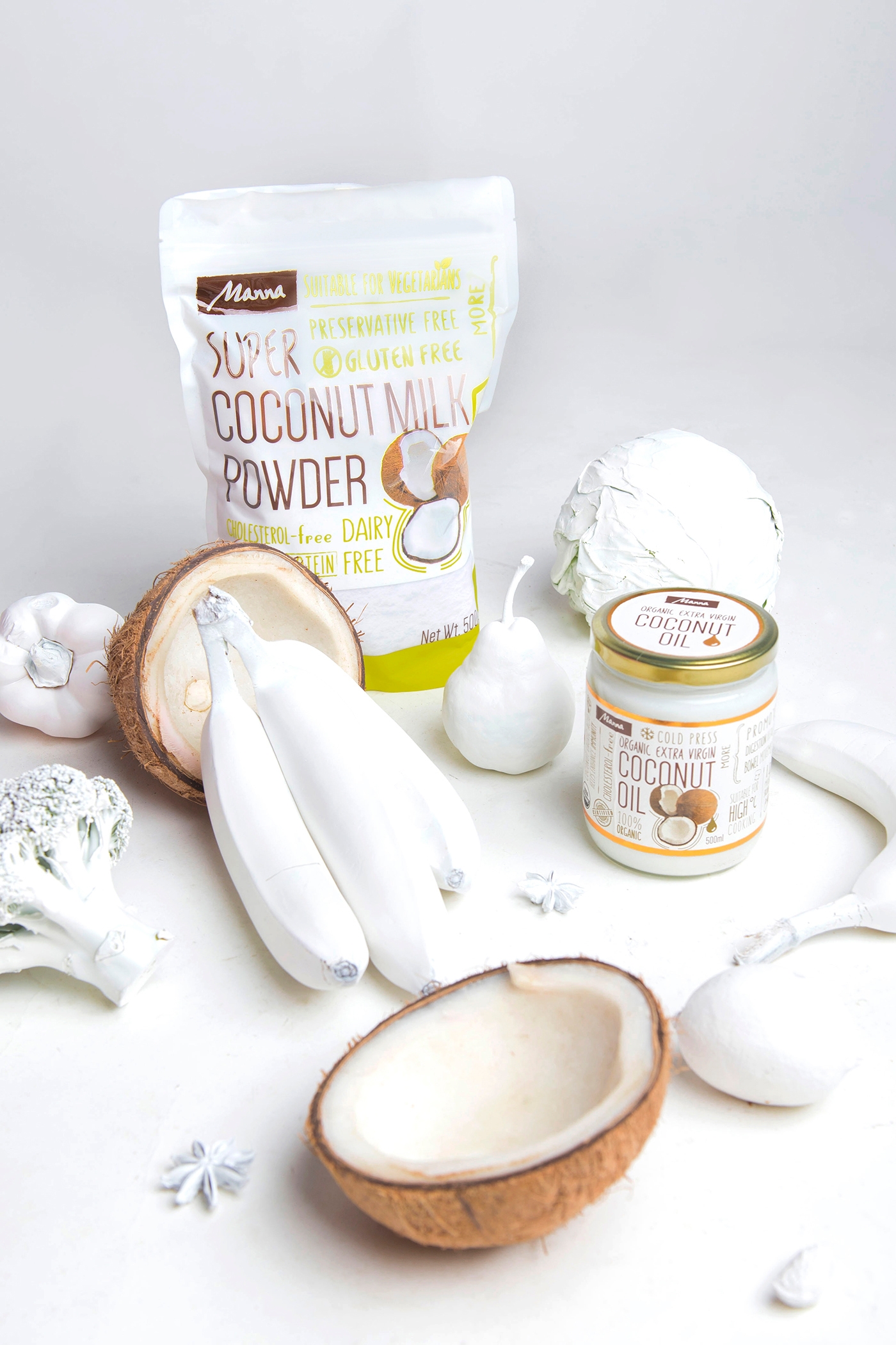 甘露椰子奶飲料包裝設計