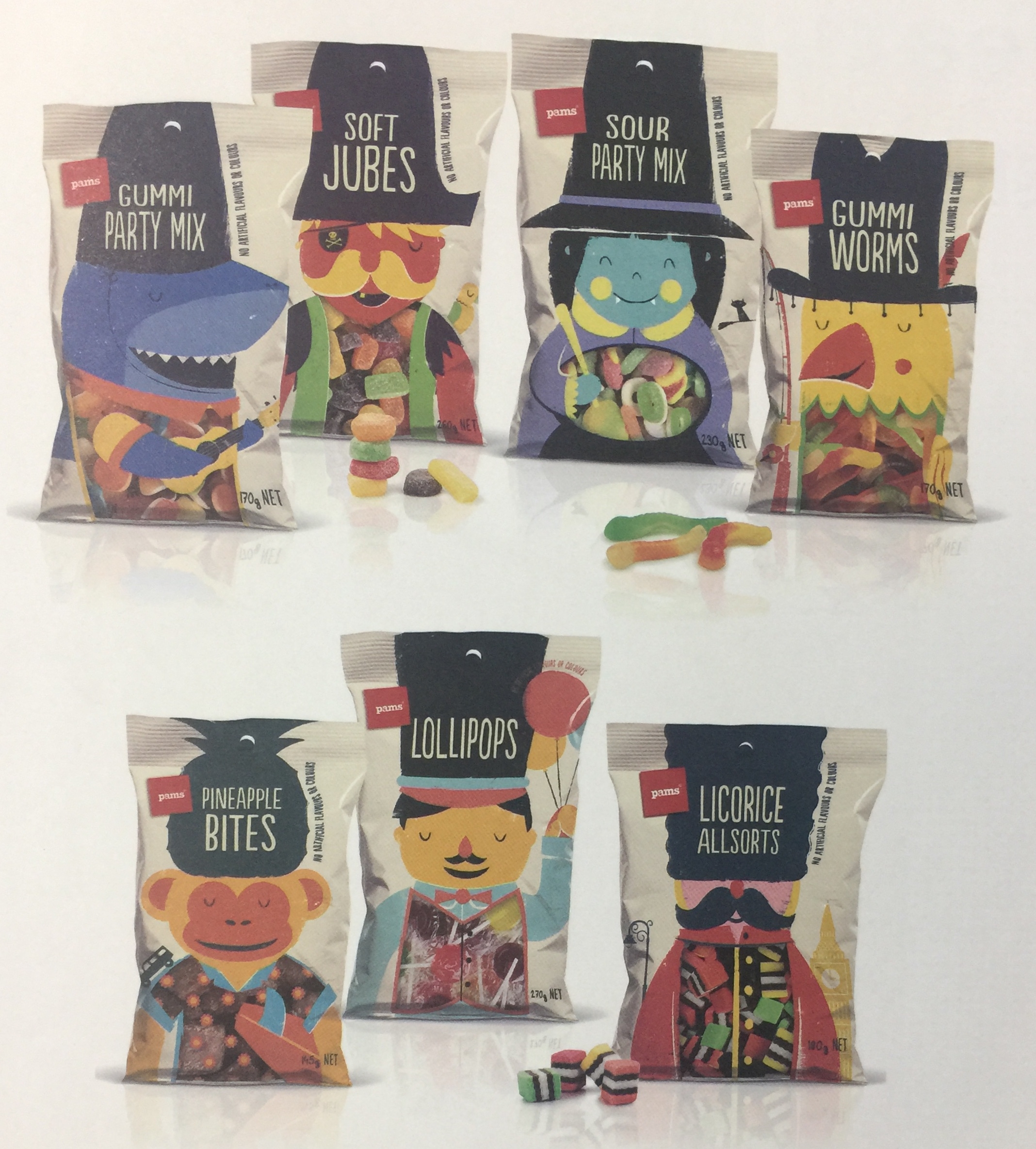 帶給人們快樂并激發(fā)人們想象力的糖果包裝設(shè)計