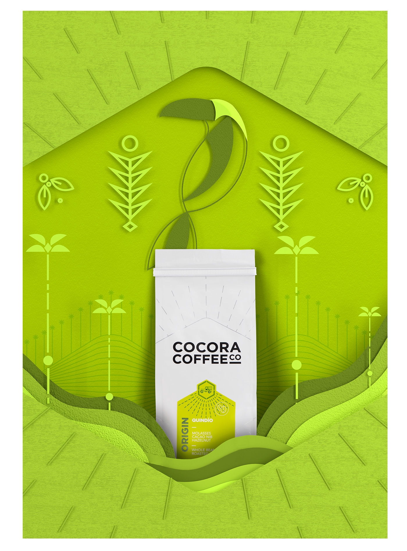 為一個(gè)咖啡杯，一個(gè)街角咖啡店，做整體的品牌包裝設(shè)計(jì)