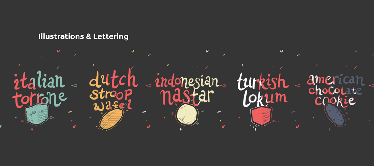 “Sweet of the World”，全球糖果食品包裝設計