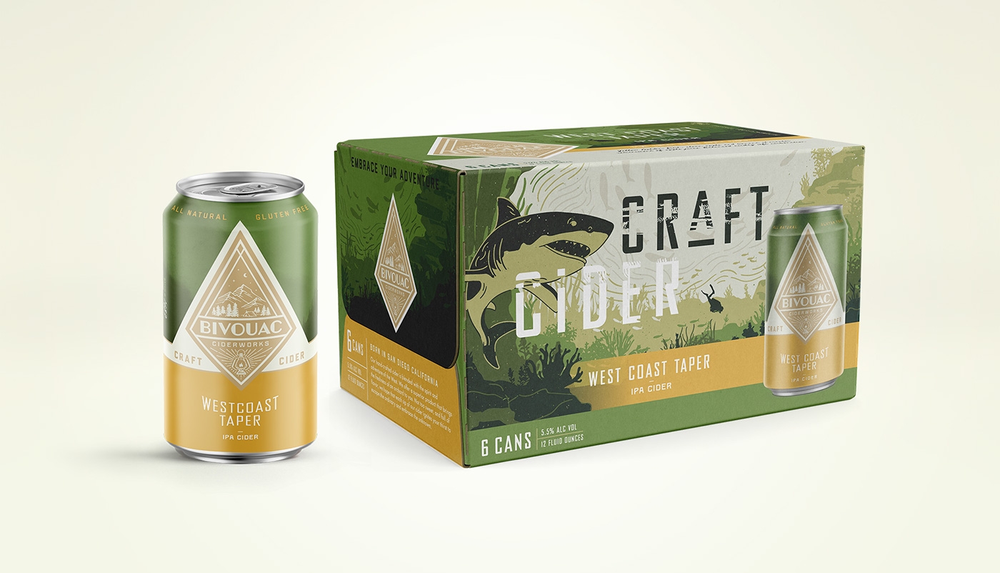 帶你逃離平凡的蘋果酒飲料包裝設計