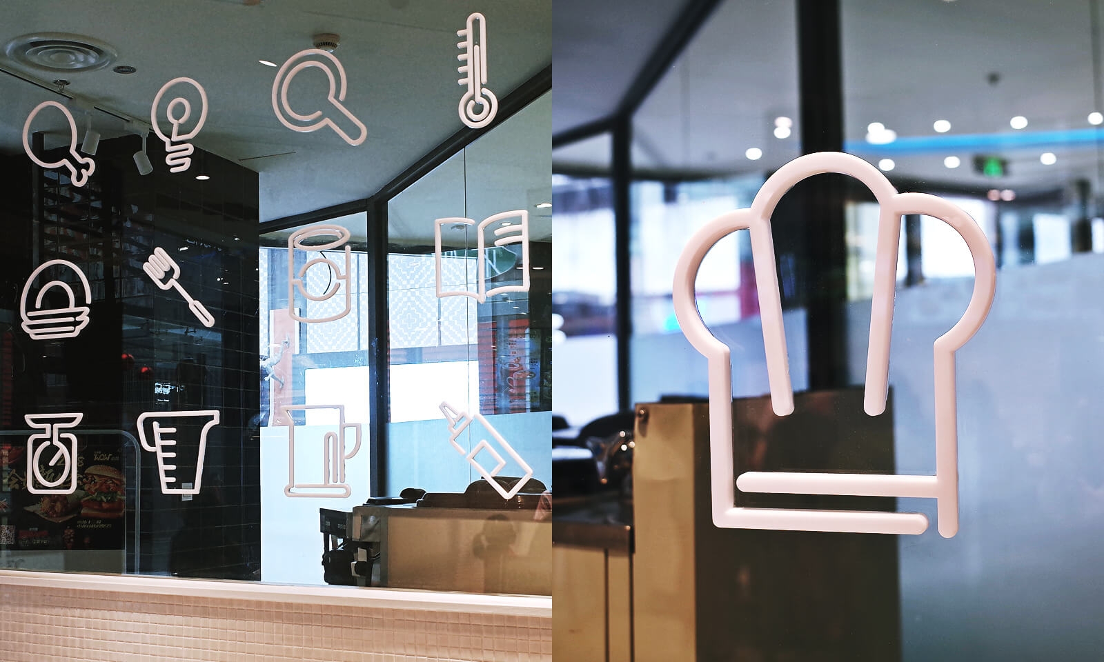 經常去肯德基，卻沒有發現墻上的小巧思|壁畫插畫設計