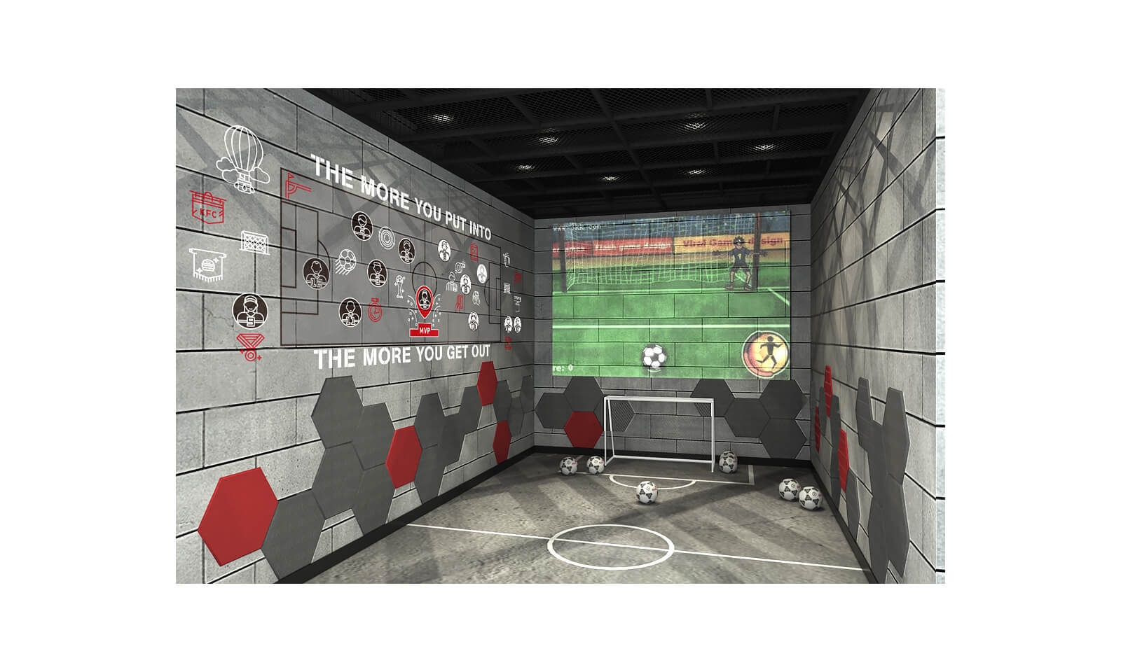 經常去肯德基，卻沒有發現墻上的小巧思|壁畫插畫設計